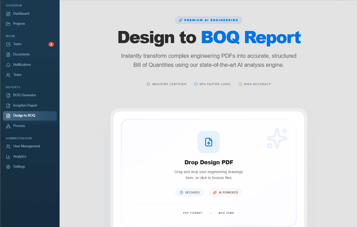 80% Faster Takeoffs for Major Highway Contractor